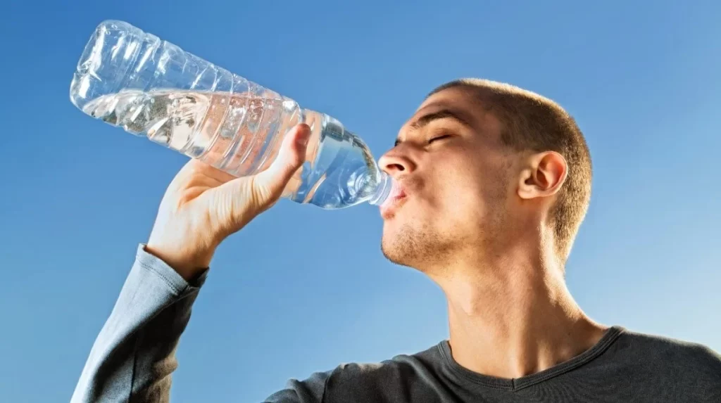 How is it best to drink water in telugu ?