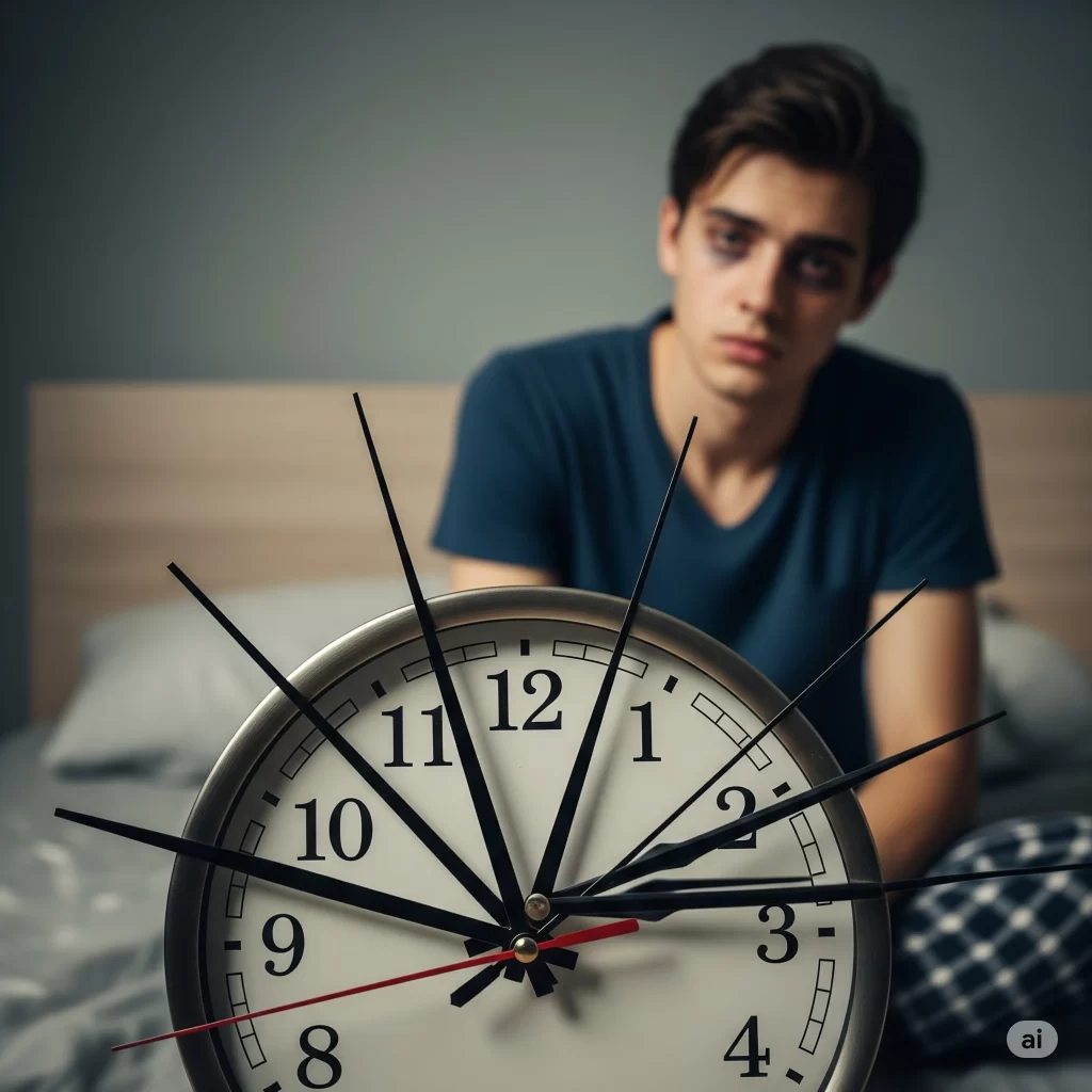 Irregular sleep timings
