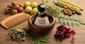 హెయిర్ ఫాల్ మరియు హెయిర్ థినింగ్ కోసం 3 స్టెప్ ఆయుర్వేదిక్ రొటీన్